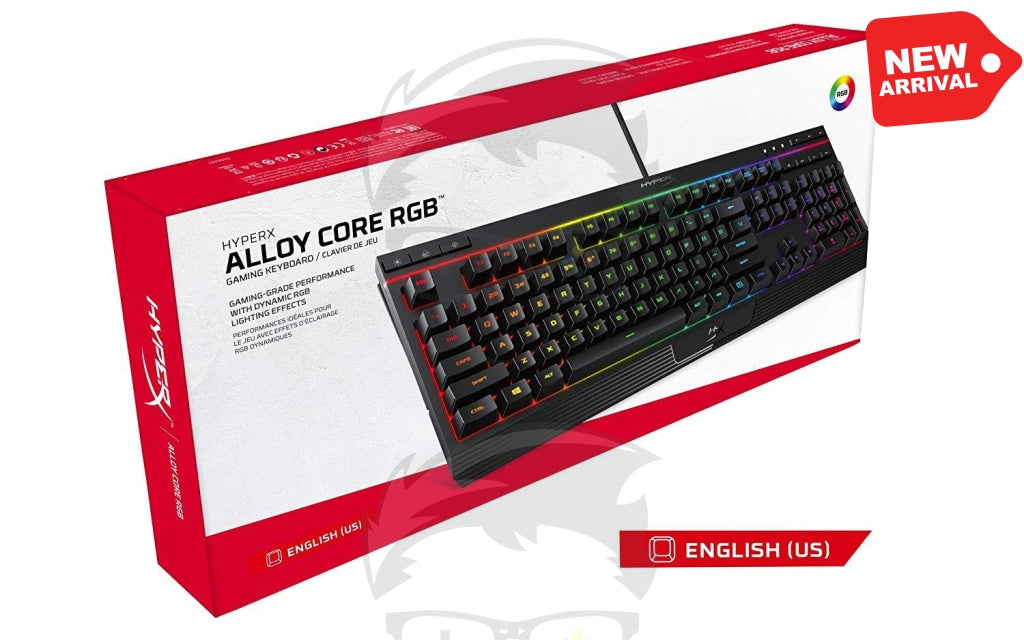 Hyperx Alloy Core Rgb Membrane Gaming Keyboard Hyperx Alloy Core Rgb Membrane Gaming Keyboard